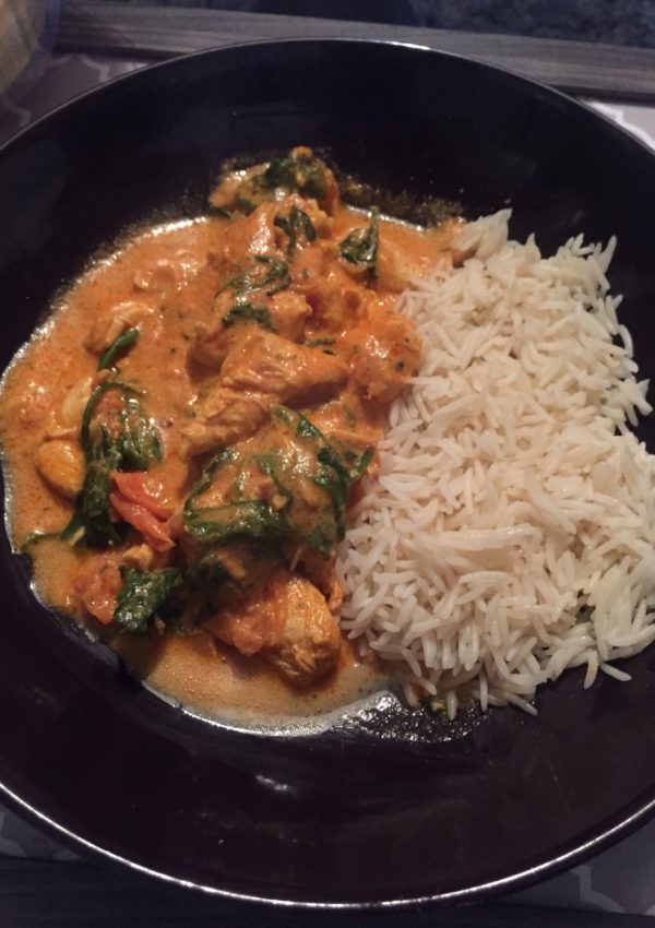 Chicken & Spinach Balti