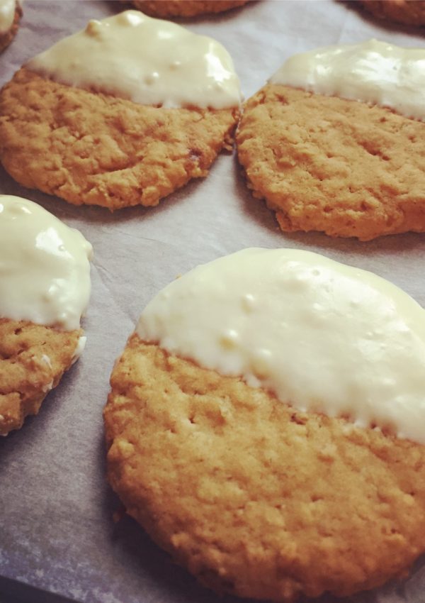 Lemon & White Chocolate Biscuits