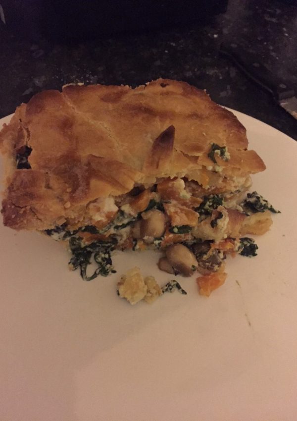 Squash, Spinach & Goat’s Cheese Pie