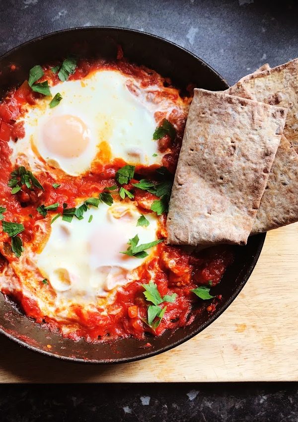 Breakfast eggs (Shakshuka)