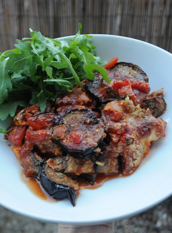 Aubergine Parmigiana