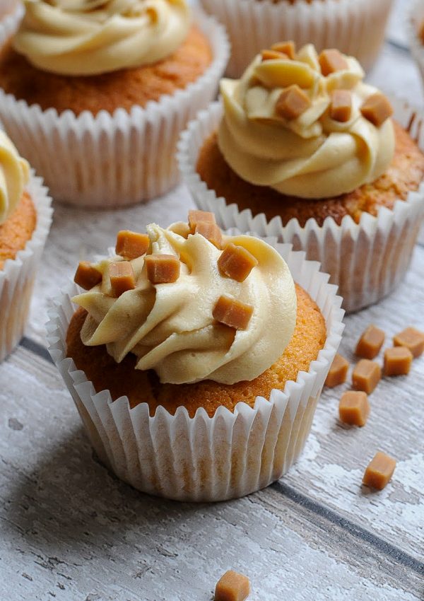 Caramel Fudge Cupcakes