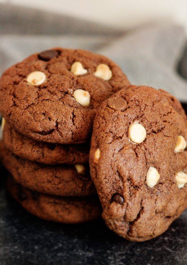 Triple Chocolate Chip Cookies