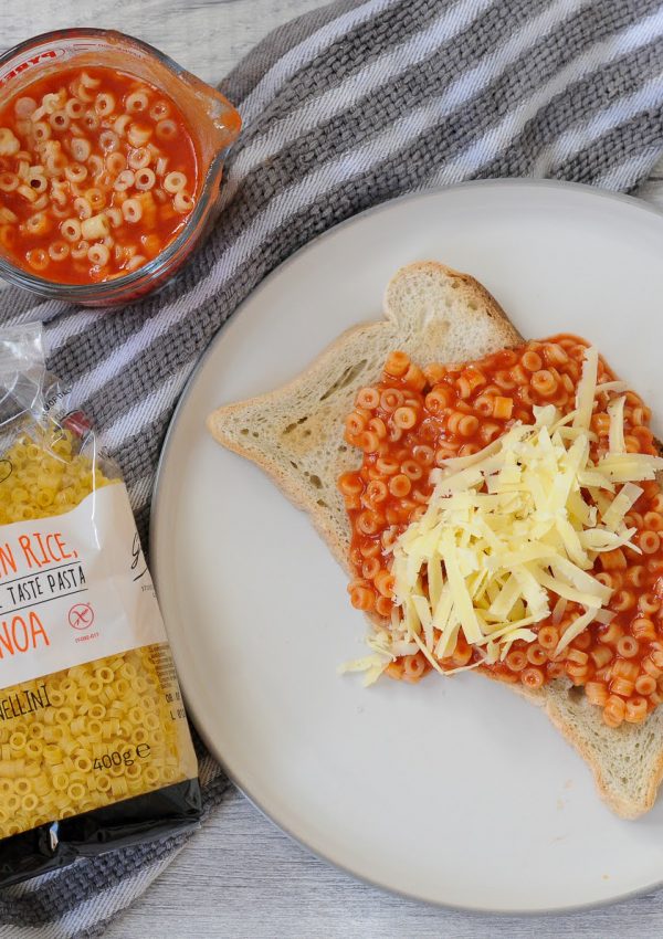 Gluten Free Spaghetti Hoops on Toast