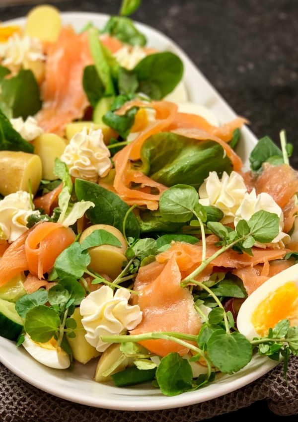 Low FODMAP Smoked Fish Salads