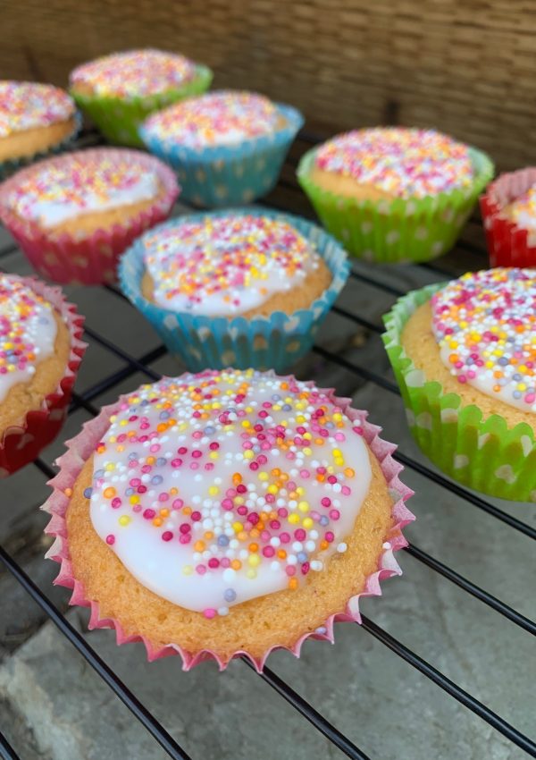 Gluten Free Iced Fairy Cakes