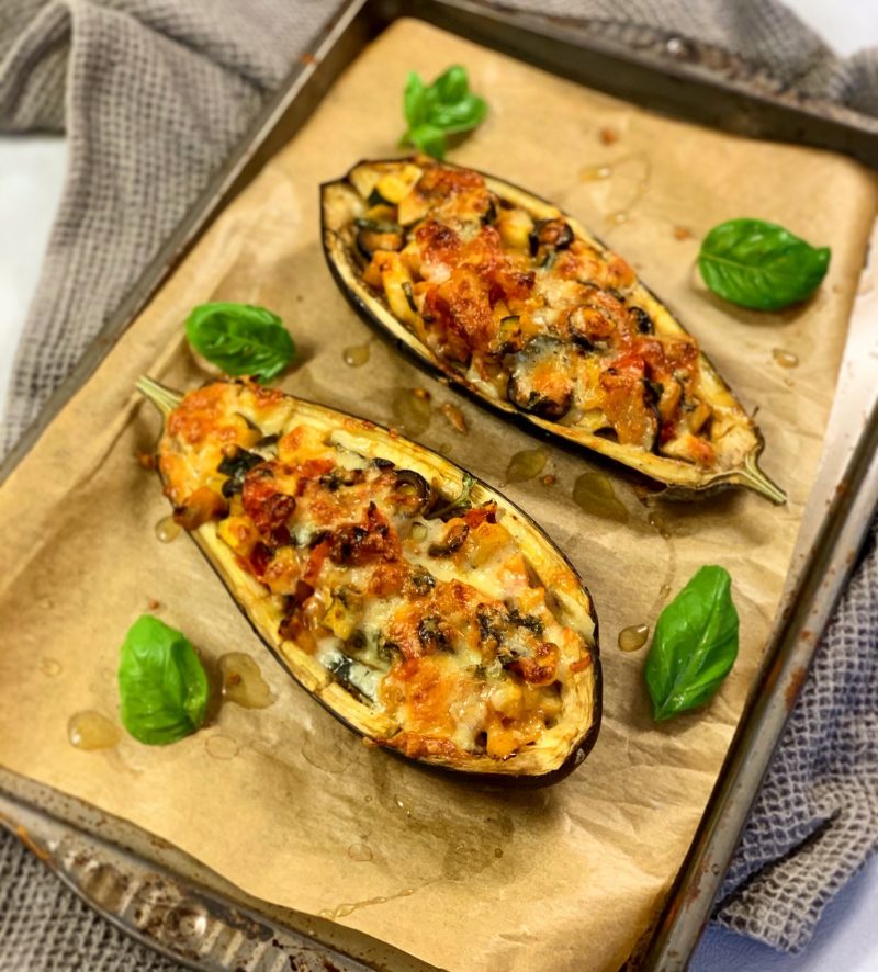 Stuffed Aubergines Low Fodmap Inspiration