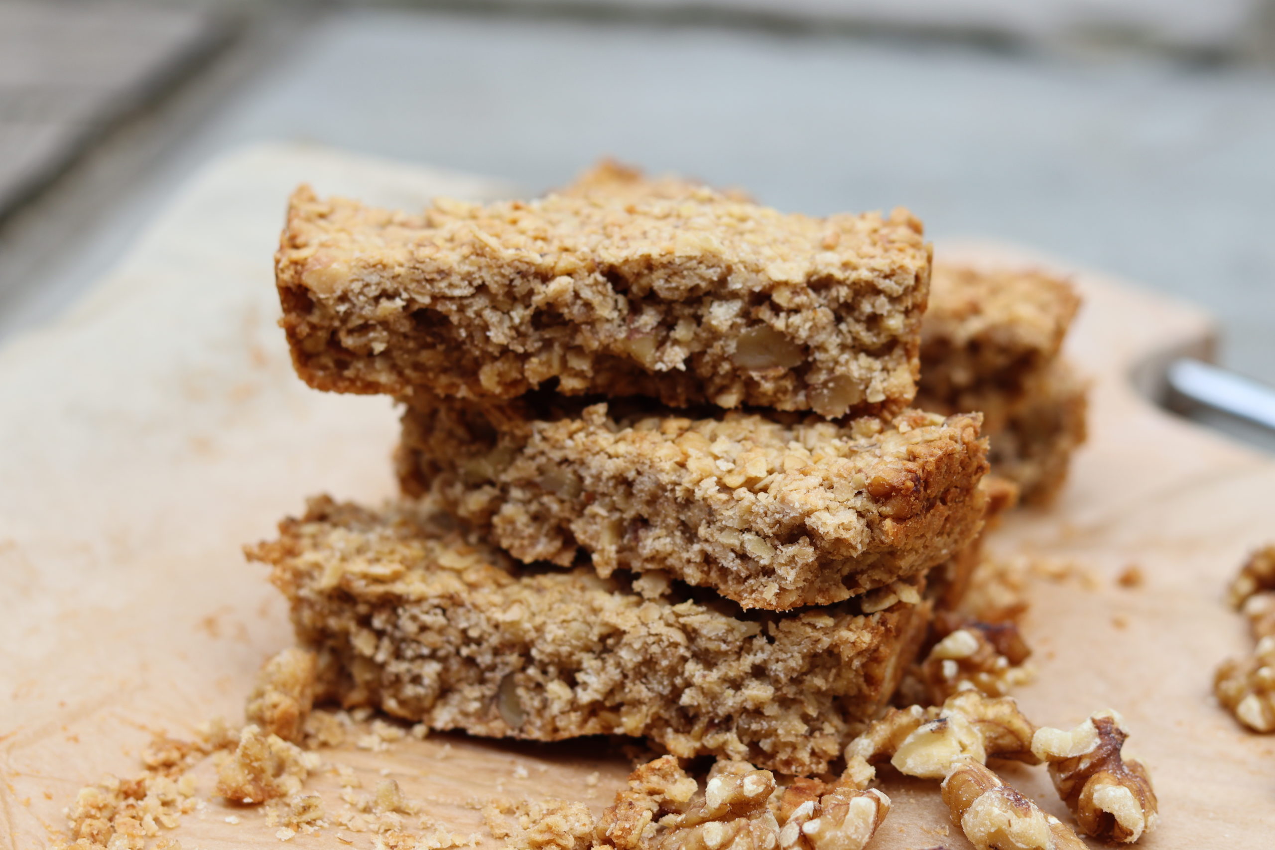 Walnut Oat Bars Low Fodmap Inspiration