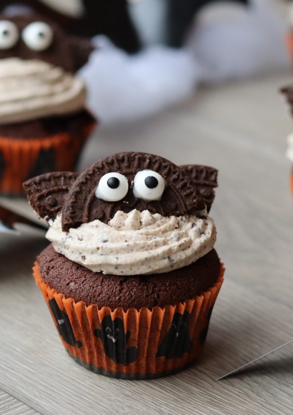 Halloween ‘Bat’ Cupcakes